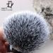 Haryali London Vegan Razor Brush - Synthetic Wet Shaving Brush for Men & Women - Elegant Black Resin Handle - Perfect Travel Accessory - Buy Online on GoSupps.com