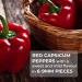 Go Gourmet Minced Red Pepper Flakes - 200g Bulk Bag - Sweet and Mild Flavour - Easy Substitute for Fresh Peppers in Soups, Casseroles, and Stews - Buy Online on GoSupps.com