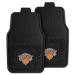 FANMATS 9358 New York Knicks 2-Piece Heavy Duty Vinyl Car Mat Set, Front Row Floor Mats, All Weather Protection, Universal Fit, Deep Resevoir Design