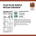 Nature's Path Organic Flax Plus Maple Pecan Crunch Cereal - 11.5 oz (325 g) | Healthy Breakfast Option - Buy Online on GoSupps.com