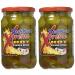 Best Maid Xtreme Hot Pickle Bitez 24oz Jar - Pack of 2 | Spicy Snack Delight - Buy Online on GoSupps.com