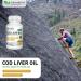 Triple Strength COD Liver Oil Softgels - Natural Omega 3 Source for Immune Health & Strong Bones - 100 Count - Buy Online on GoSupps.com