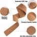 AQF Not Padded Train Aid | Strength Training Lifting Straps for Bodybuilding & Powerlifting | Brown Leather Wristwear for Fitness & Cross Training - Buy Online on GoSupps.com