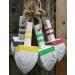 GSM Wooden Lobster Style Buoys - Set of 4 | Nautical Decor for Home or Boat - Buy Online on GoSupps.com