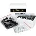 Buy Vivaplex 24 Frosted Amber 10ml Glass Roll-on Bottles with Stainless Steel Roller Balls & 3 Droppers - Perfect for Essential Oils & DIY Projects | International Shipping Available - Buy Online on GoSupps.com