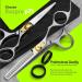 Suvorna 5.5 Hairdressing Scissors Set - Professional Barber and Hair Cutting Scissors with Thinning Shears for Right-Handed Hairdressers - 2 Pc Set - Buy Online on GoSupps.com