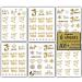 Bride to Be Gold Metallic Temporary Tattoos - 100+ Designs for Bachelorette Party - Buy Online on GoSupps.com