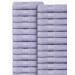 BELIZZI HOME Ultra Soft Cotton Washcloths, Contains 24 Piece Face Cloths 12x12 inch, Ideal for Everyday use Face Towels, Compact & Lightweight Multi Purpose Washcloths - Purple 24 Pack Washcloths Purple