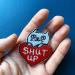 Shut Up Cat Patch by Gemma Correll - Badge Bomb - Buy Online on GoSupps.com