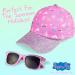 Peppa Pig Sun Hat Baseball Cap & Sunglasses Set for Girls Ages 3+ One Size | International Shipping Available - Buy Online on GoSupps.com