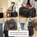 Smiling Paws Pets TSA Airline Approved Expandable Pet Carrier for Small Dogs & Cats - Compact & Collapsible Travel Carrier (17x11x9) - Fits Under Airplane Seat - 9 Tall - Buy Online on GoSupps.com