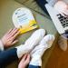 Aveeno Skin Relief Repairing Foot Mask | Moisturizing Socks for Very Dry Skin | Prebiotic Oat & Shea Butter | Sensitive Skin Care | Fragrance-Free | 1 Pair - Buy Online on GoSupps.com