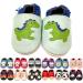 MiniFeet Premium Soft Leather Baby Shoes - BUY 4 PAIRS & GET 1 OF THEM FOR FREE ! - Toddler Shoes - 0-6 Months to 4-5 Years 18-24 Months Dinosaur