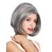 Shop WIG ME UP 1962-10A/88A Short Bob Wig - Grey Streaked Ladies' Wig with Curved Tips | International Shipping Available - Buy Online on GoSupps.com