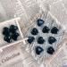 XIANNVXI 20 Pcs Black Obsidian Crystal Heart Stones - Natural Black Tourmaline Healing Gemstones for Energy Balancing | Reiki Palm Stones for Meditation - Buy Online on GoSupps.com