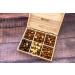 Balmond Premium Chocolate Nuts Gift Box - 600g Assorted Nuts in Beautiful Wooden Box Almonds Brazil nuts Dark Chocolate Hand Picked Vegetarian Halal Birthday Christmas Ramadan - Buy Online on GoSupps.com