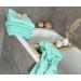 ZOLLNER Set of 6 Mint Green Cotton Small Bath Towels 50x100 cm - Soft & Absorbent Perfect for Home or Travel - Buy Online on GoSupps.com