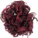 CAISHA XXL Voluminous Curly Messy Bun Hairpiece - Red Dark Brown Mix HW41 | Bridal Updo Hairstyle - Buy Online on GoSupps.com