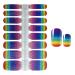 SILPECWEE Gradient Nail Polish Strips - 5 Sheets Self Adhesive Stickers & 1pc Nail File - Buy Online on GoSupps.com