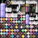 Morovan Acrylic Nail Kit - 3 Colors Acrylic Powder and 42 Colored Acrylic Powder with Everything Acrylic Nail Brush Nail Tips Nail Art Supplies for Acrylic Nails Extension Beginner kit clear,white,pink