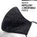 Reusable Washable Face Mask - Adjustable Ear Loops & Nose Wire - 3 Layer with Cotton Filter - Unisex (2Pack) - Buy Online on GoSupps.com