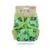 Petit Lulu Cloth Nappy Wrap | One Size (11-35.2 lbs) | Snaps | Washable Diaper Wrap | Reusable Cloth Nappies | Made in Europe (Panda Bears)