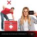3 x Portable Travel Size First Aid Kit | For Home, Office, Car, School, Business, Travel, Outdoors | Individually Wrapped Products (Black) - Buy Online on GoSupps.com