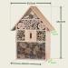 Cadoca XXL Insect Hotel | Wooden Bug House 48x31x10cm | Weatherproof Garden Bee Home for Bees, Butterflies, Ladybugs | Hanging Nesting Habitat - Buy Online on GoSupps.com