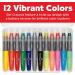 Faber-Castell Gel Crayons - 12 Vibrant Colors with Durable Storage Case - Buy Online on GoSupps.com