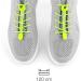 BodyPride Premium Lazy Laces | 12 Color Elastic Quick Closure | Fast Lace-Up System with Reflectors for Sports Marathon & Triathlon | 120 cm Neon Yellow - Buy Online on GoSupps.com