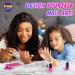 FunKidz Unicorn Nail Kit for Girls 7-12 | Ultimate 790+ Peelable Nail Polish Set for Kids | Party Favor Fashion Nail Art | Pink, Green, Purple, Blue & Transparent Colors - Buy Online on GoSupps.com