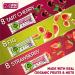 Happy Village Organic Mini Fig & Nut Bars Variety Pack - 24 Mini Bars (8 Tart Cherry, 8 Fig, 8 Strawberry) - No Refined Sugar, Kosher, Non-GMO, Gluten Free, Vegan - High Fiber Snack option - Buy Online on GoSupps.com