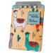 Birth Control Pill Case for Contraceptive Pills Medication Sleeve Pouch Holder - Fits up to 4' x 3' (and 2x4) Packets Holder - Cute, Llama, Funny, Discrete Artwork, Anime, Pink