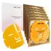 24K Gold Face Mask (6 pcs) - Vegan Gold Facial Mask - Boosting Collagen Facial Mask - Hydrating Gold Mask - Energizing Gold Mask For Face by grace and stella
