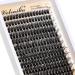 Veleasha 80D Fluffy Lash Clusters - 192PCS D Curl Volume Eyelash Extensions 10-18mm - Soft DIY Cluster Lashes for Home Use - Buy Online on GoSupps.com
