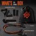 Buy SQUATZ Resistance Bands - 5 Adjustable Workout Bands for Physical Therapy & Home Fitness - Includes Door Anchor Handles Carry Bag & Ankle Straps - International Shipping Available - Buy Online on GoSupps.com
