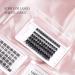 LANKIZ Cluster Lashes D Curl Russian Volume - 60 pcs DIY Eyelashes Extension Wisps - Featherlight Synthetic Reusable False Eyelashes - Soft Faux Mink Lash Clusters - Buy Online on GoSupps.com