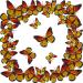 Monarch Butterfly Hair Clips Orange Butterfly Barrettes Halloween 3D Butterfly Clips for Hair Cute Hair Clips Kawaii Hair Accessories for Women Girls Teens Day of the Dead Party Favors (24)