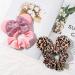 6sisc 8Pcs Leopard Mouse Ear Scrunchies: Cute Elastic Hair Bands for Women, Kids, Girls - Velvet Sequin Bow Scrunchy for Thin/Thick Hair - No Damage Ponytail Holder Ties - Buy Online on GoSupps.com