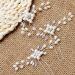 4-Piece Pearl Hair Pins Set - Bridal Wedding Rhinestone Headpiece for Bride & Bridesmaid - Buy Online on GoSupps.com