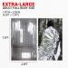 MIL-SPEC Emergency Space Blankets - 12-Pack for Survival, Camping, Hiking, Marathon & Extreme Weather Shelter - Buy Online on GoSupps.com
