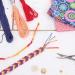 ThreadArt Premium Egyptian Cotton Embroidery Floss - Very Light Pink - 12 Skeins | 6 Strand Thread for Hand Embroidery, Friendship Bracelets, Cross Stitch - Buy Online on GoSupps.com