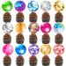Colorful Disco Ball Cupcake Topper 48pcs Disco Themed Party Supplies for 70s Disco Birthday Party Baby Shower Supplies