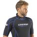 Cressi Men's 2.5mm Shorty Wetsuit for Warm Water Activities - Small Black/Blue - Buy Online on GoSupps.com