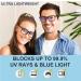 Riccardo Materossi Premium Blue Light Filter Glasses - Screen Masters Square Black Frames for Headache Relief & Better Sleep - International Shipping Available - Buy Online on GoSupps.com