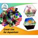 Arsuk Glass Beads - 180 Colorless Pebbles for Garden & Aquarium | Decorative Clear Stones & Mixed Glass Nuggets - Buy Online on GoSupps.com