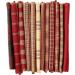 Dunroven House Homespun 12-Piece Fat Quarters - Red (18x21-Inch) - Premium Fabric Bundle - Buy Online on GoSupps.com
