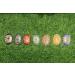 Third Eye Crystals Rune Stones Set | Engraved Rune Alphabet & 7 Chakra Symbols | Natural Palm Crystals & Reiki Gifts - Buy Online on GoSupps.com