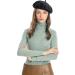 ZLYC Wool French Beret Hat | Solid Color Cap for Women and Girls - Black - Buy Online on GoSupps.com