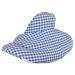 Neck pillow with stand-up collar blue-white - rapeseed pillow - neck pillow heat pad - 2 in 1 - heat and cold possible